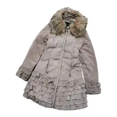 Sunnymodo 美ライン フリル ダウンコート 231153