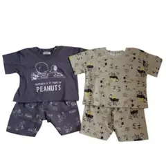 タグ付き☆スヌーピーのパジャマ2セット(80)