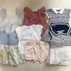 BabyGAP H&M 赤ちゃん本舗 など　夏服まとめ　女の子　70cm