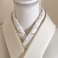 重ね衿 二重 振袖 袴 フォーマル アイボリー25《縮緬》※新品