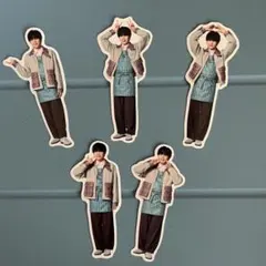 なにわ男子 長尾謙杜 ファミクラストア フレークシール 5枚セット