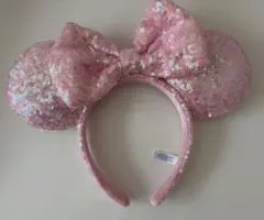 ミニー耳スパンコールカチューシャ