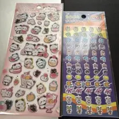キャンディグリッターステッカー もちパンダ たまごっち プチプチシール セット