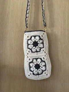 ハンドメイドスマホショルダー