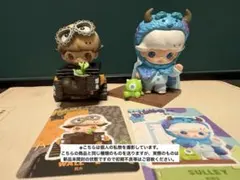 新品未開封☆ DIMOO WORLD×PIXAR ウォーリー&サリー　セット販売のサムネイル