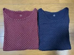 レディース　長袖　カットソー　2色セット M