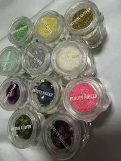 ＊*＊様 BEAUTY NAILER ネイルアート用ラメ・六角ホログラム 11個のサムネイル