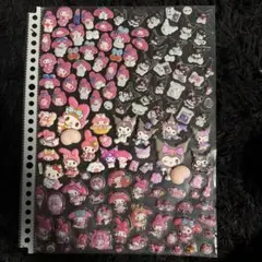 マイメロディ　クロミ　ぷっくりシール　お尻シール 約130枚