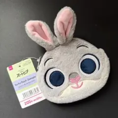 ディズニー　ズートピア　エコファーポーチ　ジュディ
