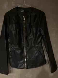 ZARA ブラック レザージャケット
