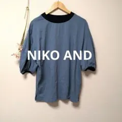 NIKO AND ニコアンド 3D スリーブ プルオーバー Tシャツのサムネイル