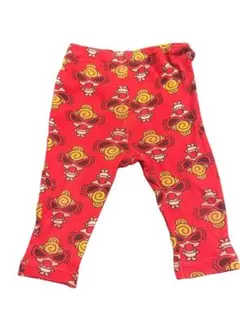 hysteric mini赤色キャラクター柄パンツ 70 ヒスミニ　レギンス