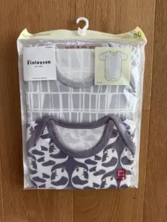 新品未開封】ユニクロ クルーネックボディスーツ80サイズ Finlayson