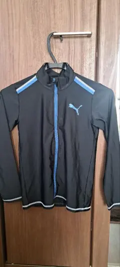 PUMA ジップアップジャケット 150サイズ ブラック/ブルー