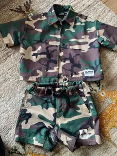 XLARGE カモフラージュ キッズ服セット 90