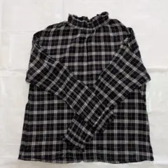 Samansa Mos2　襟袖シャーリングブラウス