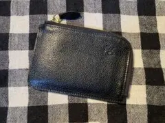 IL BISONTE イルビゾンテ　L字ファスナー　コインケース　ブラック