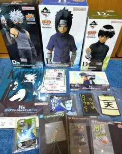 NARUTO 一番くじ B.Ｄ賞、下位賞セットロック・リー、サスケ、カカシ◉✮㊷