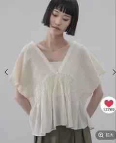 ヨウリュウシャーリングショートフレンチスリーブのサムネイル