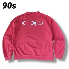 90s Ocean Pacific スウェット トレーナー 短丈 レッド Y2Kのサムネイル