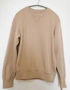 UNIQLO スウェットシャツ（長袖） ベージュ　 男女兼用XSサイズ