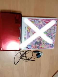 Nintendo 3DS レッド 本体と　ポケモン