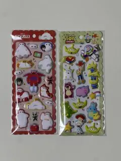 ディズニー ベイマックス トイ・ストーリー マシュマロシール2枚セット