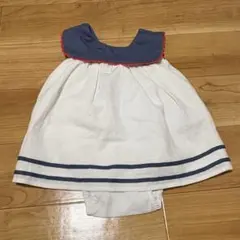 コットンリネンワンピース（ベビー）3-6month 60cmのサムネイル