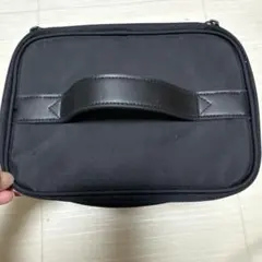 廃盤品　旧型　無印良品 再生ナイロン メイクボックス M ブラックのサムネイル