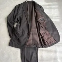 グリーンレーベルリラクシング セットアップ チャコール SOLOTEX伸縮