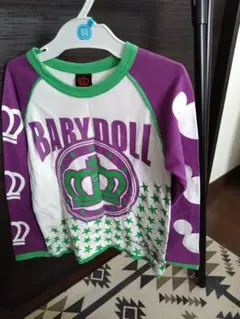 BABYDOLL ミッキー プリント トップス 120