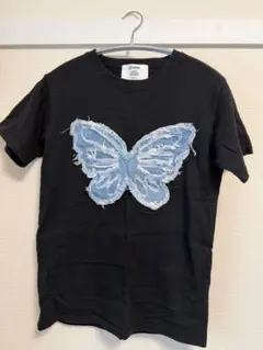 jouetie バタフライ デニムアップリケ Tシャツのサムネイル