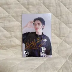 INI 許豊凡 (INI museum)ポストカード 箔押しサイン 後期 ポスカ