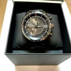 【美品】シチズン アテッサ アクトライン ブラックチタン サテライトウェーブ