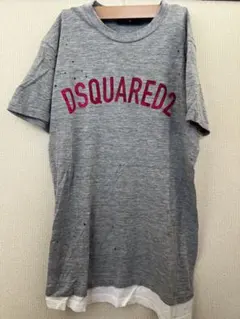 ディースクエアード　ダメージTシャツ