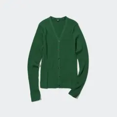 UNIQLO エクストラファインメリノリブショートカーディガン（長袖）