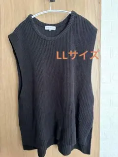 SEASON REASON サイズLL ダークグレー色　ニットベストのサムネイル