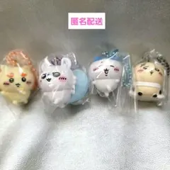 ちいかわマスコットつきビスケット　ハチワレ モモンガ ラッコ シーサー