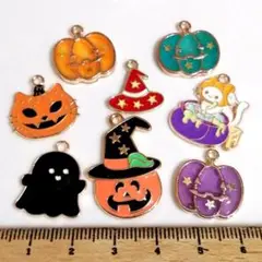 ラスト1点⭐ハロウィンアソート①.。.:*8個セット♡チャーム