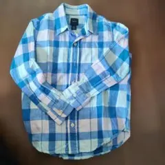 GapKids 長袖チェックシャツ Sサイズ