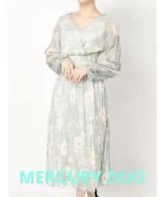 マーキュリーデュオ　　ワッシャーシャーリングワンピース