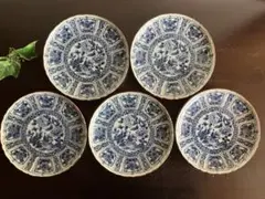 有田焼 龍峰窯 古伊万里 祥瑞花丸紋 中皿 取り皿 5枚組 - メルカリ