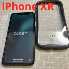 iPhone XR 64GB ホワイト　キズあり　正常動作品　ジャンク扱い