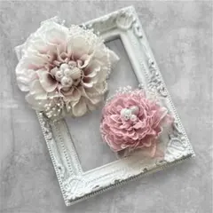 親子コサージュ　（2個セット）No.6