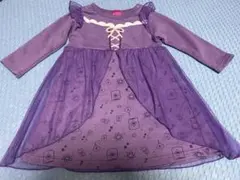 Disney Princess ラプンツェル　ワンピース 90サイズ 紫