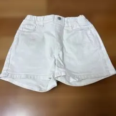 UNIQLO ホワイト ハーフパンツ 120cm