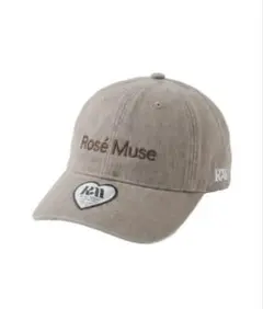 新品 rosemuse ロゼミューズ チャコール キャップ - メルカリ