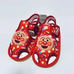 新品　アンパンマン　笛入りサンダル　14.0 赤　音