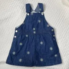 美品　プティマイン　ジャンパースカートM 100 110