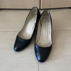 FABIO RUSCONIブラックパンプス　37